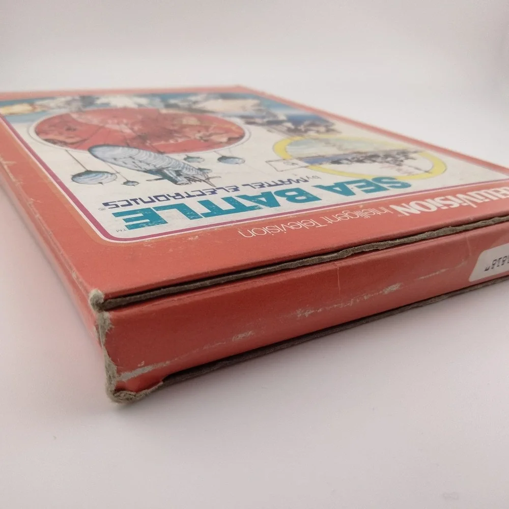 Sea Battle & Snafu (Mattel Intellivision, 1980) w/Manual,‎ Overlays